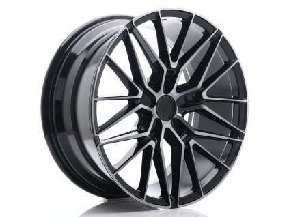 Alu kola Japan Racing JR38 19x8,5 ET20-45 5H BLANK Black Brushed w/Tinted Face