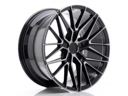 Alu kola Japan Racing JR38 19x9,5 ET20-45 5H BLANK Black Brushed w/ Tinted Face (PCD 5x100, ET 20)