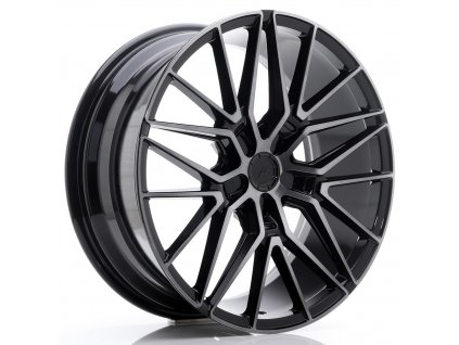 Alu kola Japan Racing JR38 20x8,5 ET20-45 5H BLANK Black Brushed w/Tinted Face (PCD 5x100, ET 20)