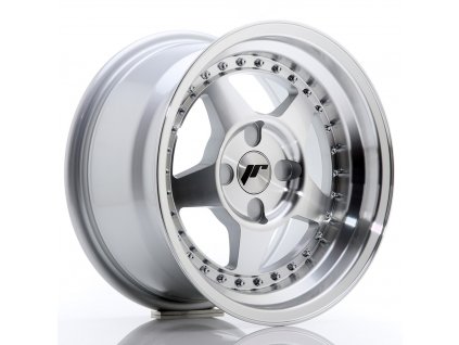 Alu kola Japan Racing JR6 15x8 ET25 4H BLANK Silver Machined Face