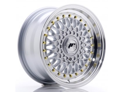 Alu kola Japan Racing JR9 15x7 ET20 4x100/108 Silver w/ Machined Lip (PCD 4x100, ET 20)