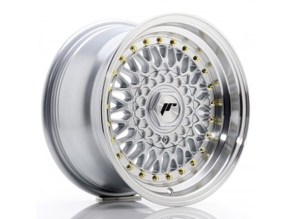 Alu kola Japan Racing JR9 15x8 ET20 4x100/108 Silver w/ Machined Lip (PCD 4x100, ET 20)