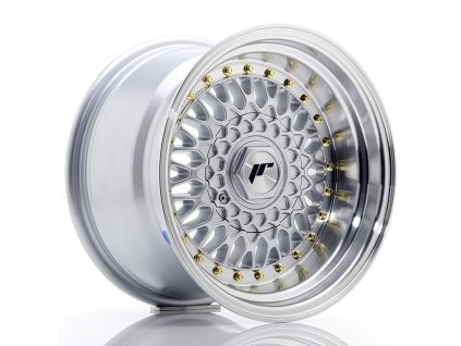 Alu kola Japan Racing JR9 15x9 ET10 4x100/108 Silver w/ Machined Lip (PCD 4x100, ET 10)