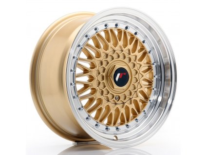 Alu kola Japan Racing JR9 16x7,5 ET25 4x100/108 Gold w/Machined Lip