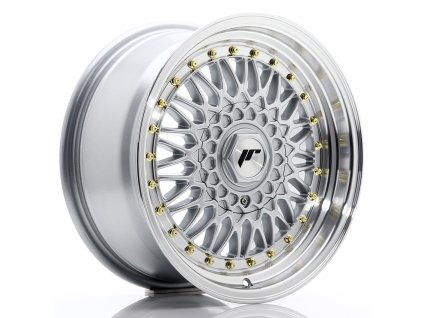 Alu kola Japan Racing JR9 16x7,5 ET25 4x100/108 Silver w/ Machined Lip (PCD 4x100, ET 25)