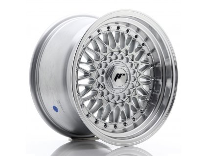 Alu kola Japan Racing JR9 16x9 ET20 4x100/108 Silver w/ Machined Lip+Silver Rivets (PCD 4x100, ET 20)