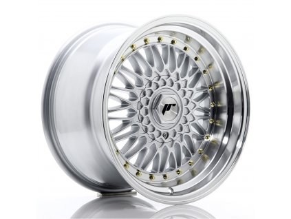 Alu kola Japan Racing JR9 17x10 ET20 4x100/108 Silver w/ Machined Lip (PCD 4x100, ET 20, Rozměr 17x10)