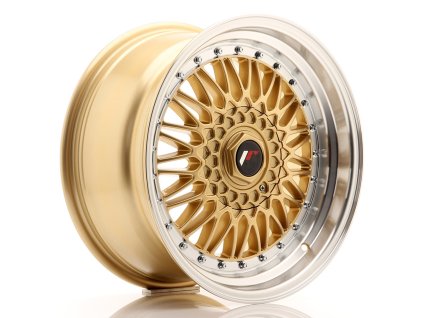 Alu kola Japan Racing JR9 17x8,5 ET20 4x100/108 Gold w/ Machined Lip (PCD 4x100, ET 20, Rozměr 17x8,5)