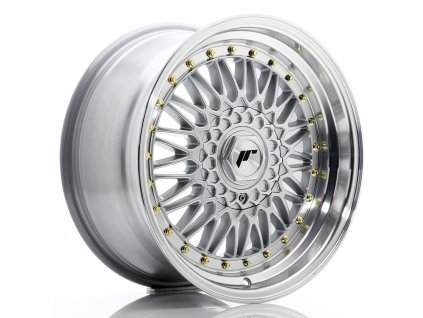 Alu kola Japan Racing JR9 17x8,5 ET20 4x100/114 Silver w/ Machined Lip (PCD 4x100, ET 20, Rozměr 17x8,5)