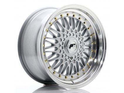 Alu kola Japan Racing JR9 17x8,5 ET35 5x100/114 Silver w/ Machined Lip (PCD 5x100, ET 35, Rozměr 17x8,5)