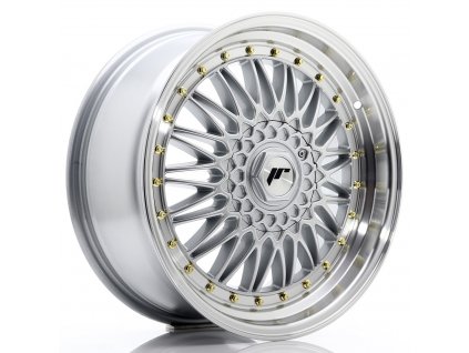 Alu kola Japan Racing JR9 18x8 ET35-40 BLANK Silver w/ Machined Lip (PCD 3x112, ET 35)