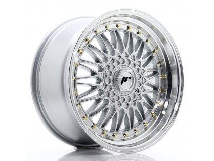 Alu kola Japan Racing JR9 18x9 ET20-40 BLANK Silver w/ Machined Lip (PCD 3x112, ET 20)