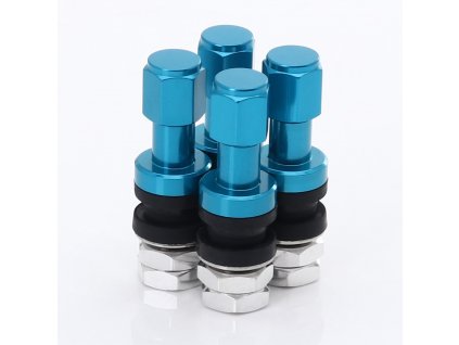Set hliníkových ventilků Japan Racing v2 - BLUE