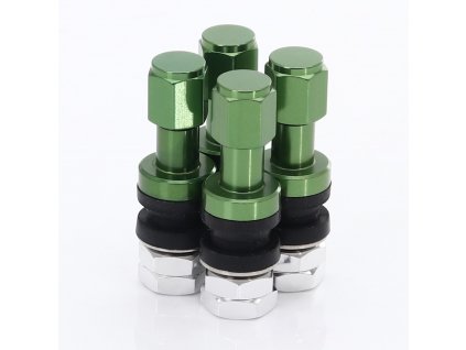 Set hliníkových ventilků Japan Racing v2 - GREEN