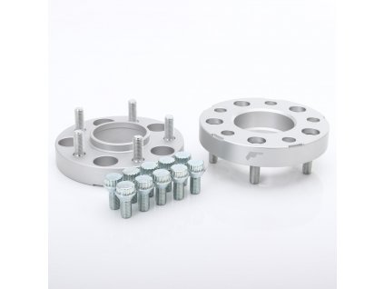 JRWA1 Sada 2ks podložek se štefty 20mm 4x100 57,1 57,1 Silver (PCD 4x100)