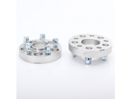 JRWA3 Sada 2ks podložek se štefty 20mm 4x100 54,1 54,1 Silver (PCD 4x100)