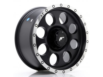Alu kola Japan Racing JRX4 17x8.5 ET20-35 BLANK Matt Black w/ Machined Lip (PCD 6x114.3, ET 20, Rozměr 17x8)