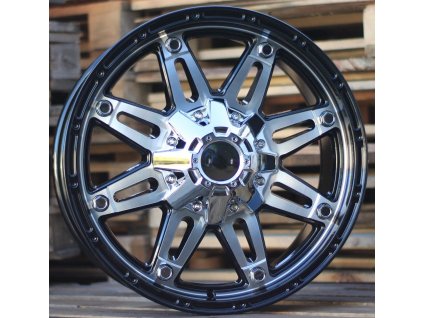 Alu kola design Offroad (QC801) 17x8 12x135/139 ET 0 110.1 černé