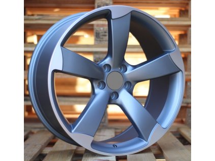 Alu kola design Audi (BK217) 16x7.5 5x100 ET 36 57.1 stříbrné