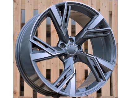 Alu kola design Audi (B1571) 20x9 5x112 ET 35 66.5 stříbrné