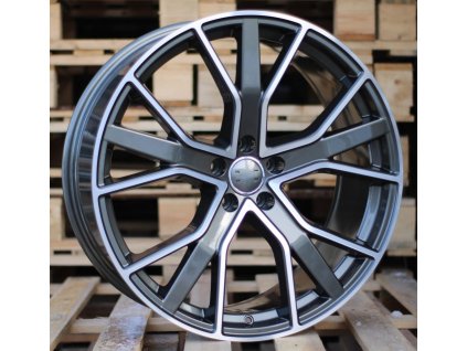 Alu kola design Audi (B5131) 22x9.5 5x112 ET 31 66.5 stříbrné