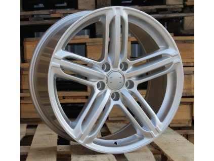 Alu kola design Audi (XF657) 20x9 5x112 ET 35 66.5 stříbrné