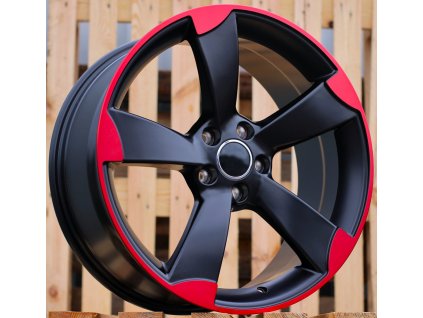 Alu kola design Audi (BK217) 18x8 5x112 ET 35 66.5 červené