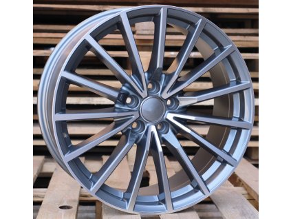 Alu kola design Audi (B5246) 17x7.5 5x112 ET 35 66.5 stříbrné