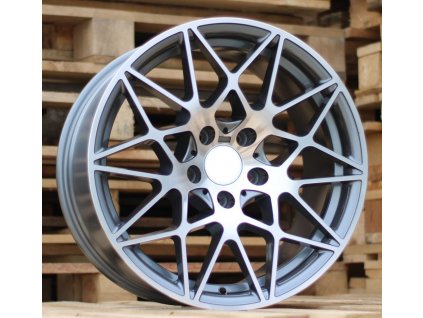 Alu kola design BMW (B5167) 18x9.5 5x120 ET 40 72.6 stříbrné