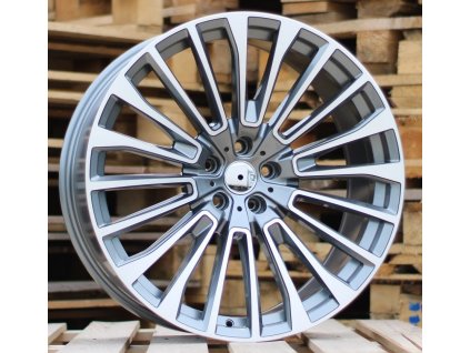 Alu kola design BMW (FE222) 22x10.5 5x112 ET 43 66.6 stříbrné