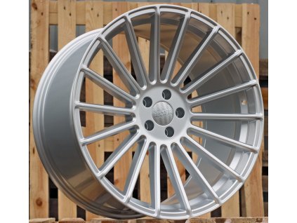 Alu kola HAXER (HX010) 21x10.5 5X120 ET 40 74.1 stříbrné