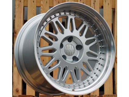 Alu kola HAXER (HX028) 18x9 5X120 ET 22 74.1 stříbrné