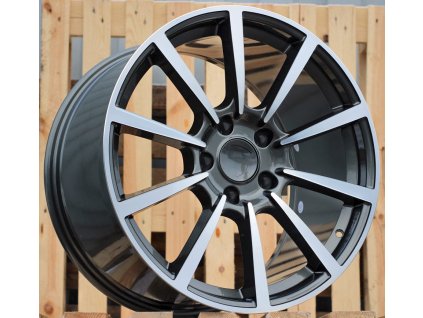 Alu kola design Porsche (1067) 19x8.5 5x130 ET 50 71.5 stříbrné