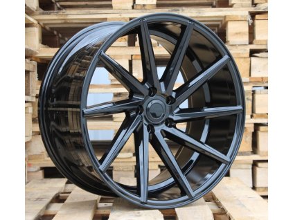 Alu kola replika Vossen (B1059) 20x8.5 5X120 ET 20 74.1 černé (pravé)