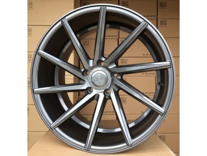 Alu kola replika Vossen (B1058) 18x8 5X112 ET 40 66.5 šedé (levé)