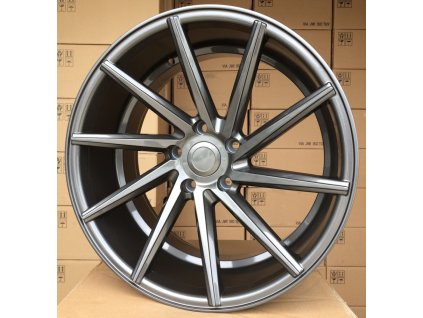 Alu kola replika Vossen (B1059) 18x8 5X112 ET 40 66.5 šedé (pravé)