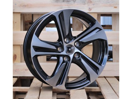 Alu kola design Racing line (F5832) 15x6 5x100 ET 35 57.1 černé