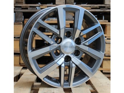 Alu kola design Offroad (B1155) 18x7.5 6x139.7 ET 25 106 stříbrné