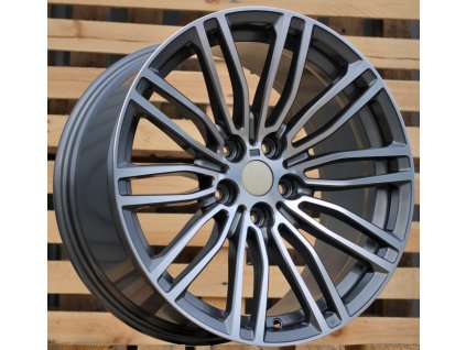 Alu kola replika Alpina (B1318) 19x9.5 5X120 ET 38 72.6 stříbrné