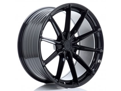 Alu kola Japan Racing JR37 21x10,5 ET10-46 5H BLANK Gloss Black (PCD 5x108, ET 10)