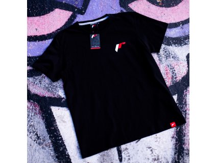 JR pánské tričko Basic Black velikost XL