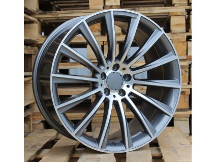 Alu kola design Mercedes (B1048) 18x7.5 5x112 ET 44 66.6 stříbrné