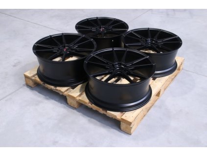 Set of JR21 22x9,5 ET30 5x112 Matt Black (PCD 5x112, ET 30)