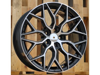 Alu kola design replika Vossen (B5812) 17x7.5 5x108 ET 40 67.1 černé