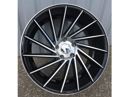 Alu kola replika Vossen (LU589) 20x9.5 5X120 ET 38 72.6 černé