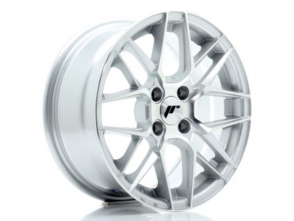 Alu kola Japan Racing JR28 15x7 ET25 4x100 Silver Machined Face