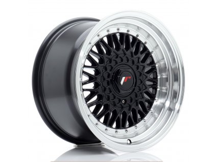 Alu kola Japan Racing JR9 16x9 ET20 4x100/108 Gloss Black w/ Machined Lip (PCD 4x100, ET 20)
