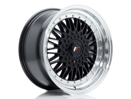 Alu kola Japan Racing JR9 17x8,5 ET20 4x100/108 Gloss Black w/ Machined Lip (PCD 4x100, ET 20, Rozměr 17x8,5)