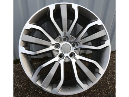 Alu kola design Land Rover (B1027) 20x9.5 5x120 ET 45 72.6 stříbrné