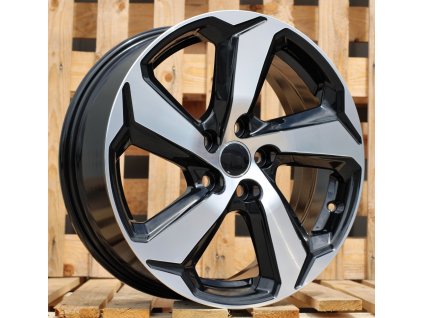Alu kola design  (B1013) 18x7 5x114.3 ET 35 60.1 černé